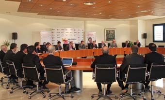 Reunió a Elx, celebrada aquest dimecres.